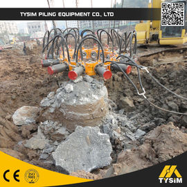 KP380A Hydraulic Pile Breaker, Concrete Round Piles Head Cutter Pile Cutter