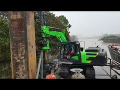 Mała wiertnica obrotowa Przenośna studnia wodna Tysim Kr50 Z koparką 7 - 20t