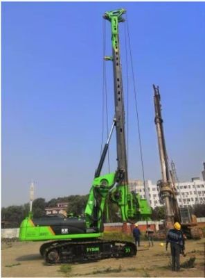 Jiangsu Hydraulic Piling Rig z 4300mm szerokością operacyjną 20mm maksymalną głębią stertu i hydrauliczne sterowanie joystickem do instalacji fundamentów