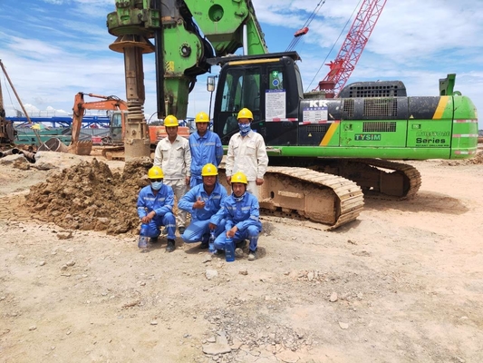KR220C 64/51m Hydraulic Piling Rig Generation Electronic Control Platform Hydraulic Piling Rig