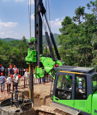 KR90C Torque 90KN.M Hydrauliczna platforma do palowania 1200 Mm Głębokość 32M Prędkość obrotowa 8 - 30 obr./min
