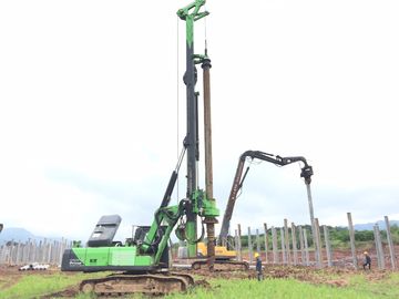 KR150C CAT Podwozie Wysokowydajna hydrauliczna maszyna do palowania do mocnych i trwałych fundamentów palowych