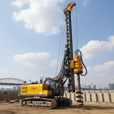 Hydrauliczna wiertnica obrotowa o momencie obrotowym 320 kNm, maksymalnej głębokości 54 m i średnicy wiercenia 2500 mm