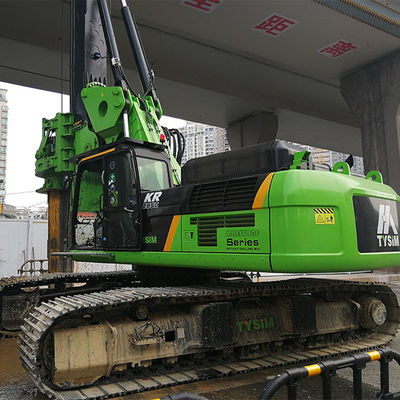 285 KN.M 80m Blokująca wiertarka do otworów Kelly Bar TYSIM KR285C Max.