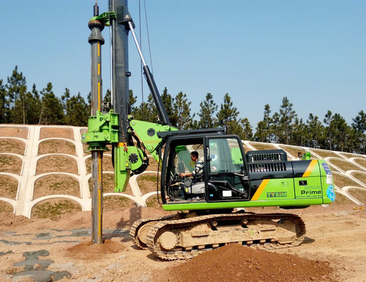 1M Max Drilling Dia Pile Driving Equipment KR90C z podwoziem koparki CAT 318D Max.