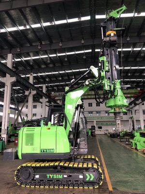 Ekskawator Hydraulic Piling Rig o szerokości operacyjnej 4300 mm 6 ~ 27 obrotów na minutę Prędkość i wysokość podnoszenia 20 M dla ciężkich budowli