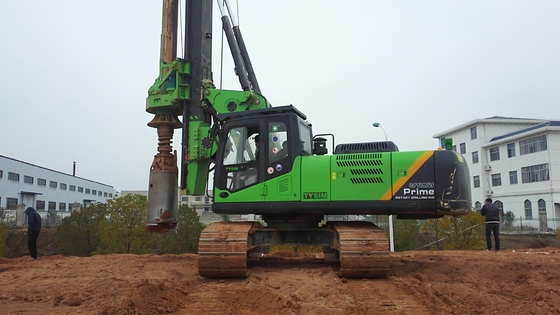Wiertnica hydrauliczna z młotem obrotowym do wiercenia w celu uzyskania mocy silnika CFA 1500 kW / obr./min
