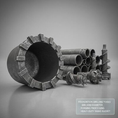 Narzędzia do wiercenia fundamentów o średnicy 600-3000 mm i przetwarzanie kształtowania do ciężkiej pracy o masie wiadra 990 kg